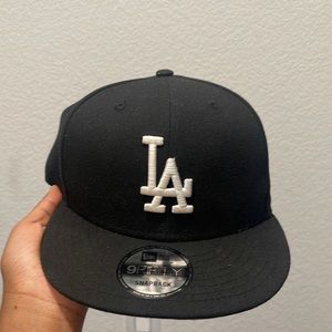 A “LA” Snapback, “One Size Fits All” Kinda Hat, Adjustable, Slightly Worn